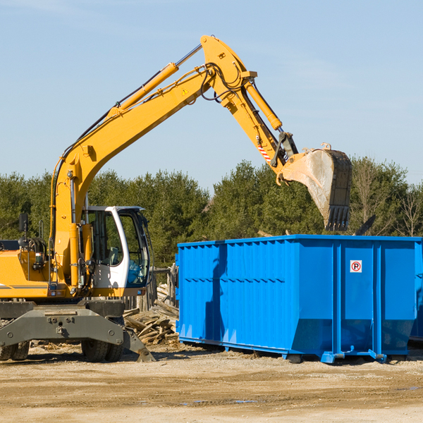 are there any restrictions on where a residential dumpster can be placed in King Ferry NY